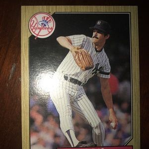 Ron Guidry 1987 Topps Baseball Card #375 New York Yankees VG